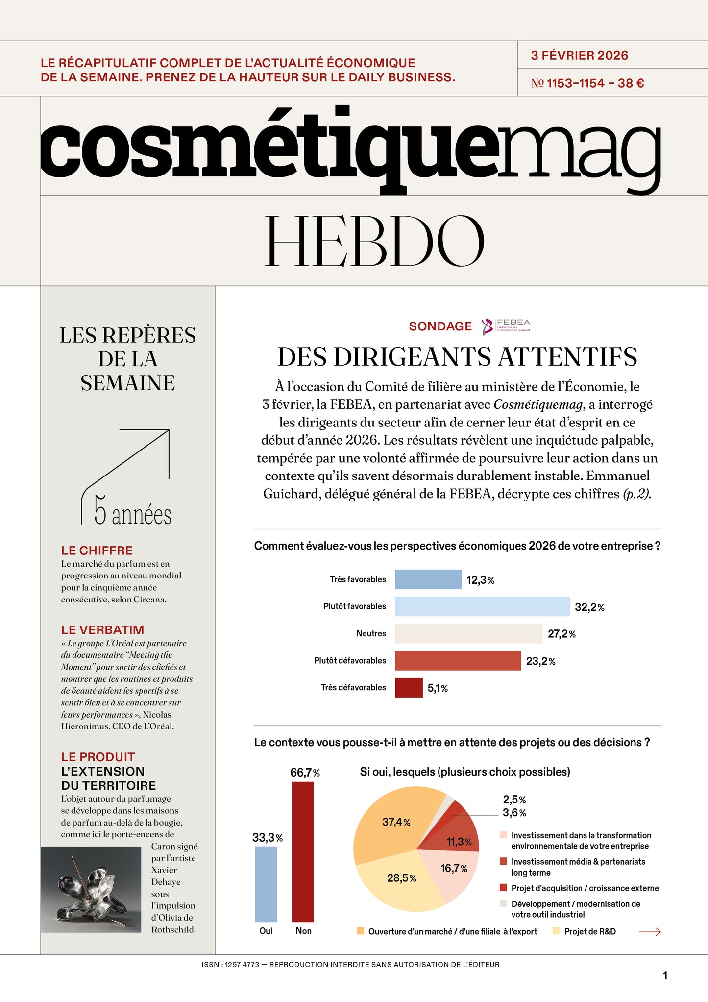 Cosmétiquemag Hebdo 1153-1154 - 03/02/2026