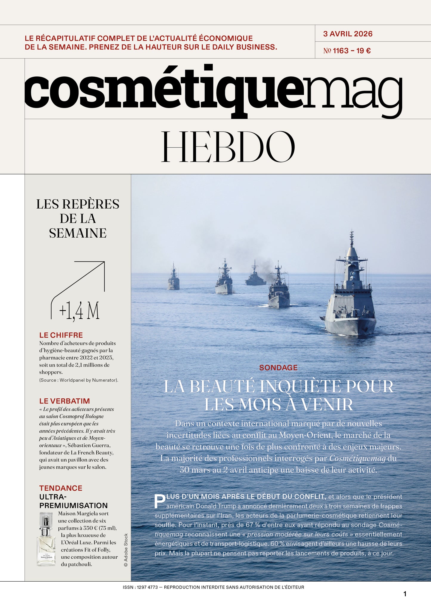 Cosmétiquemag Hebdo 1163 - 03/04/2026