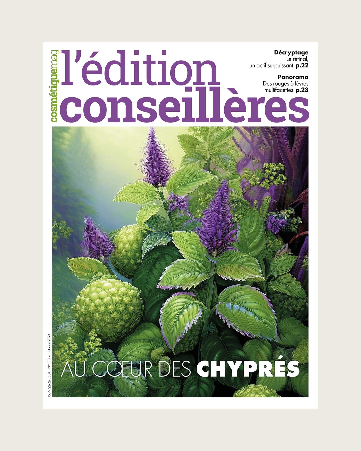 L'édition conseillères de Cosmétiquemag 138 – Octobre 2024