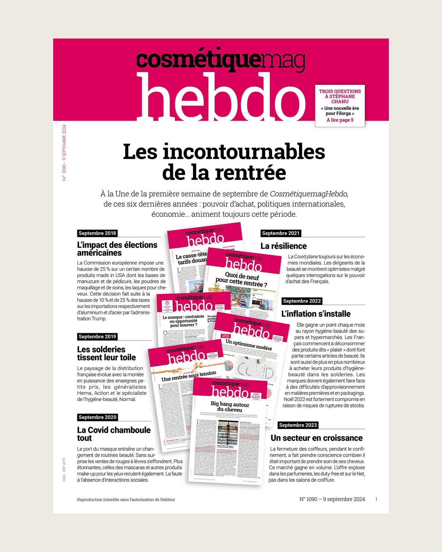 L'hebdo de Cosmétiquemag 1090 - 09/09/2024