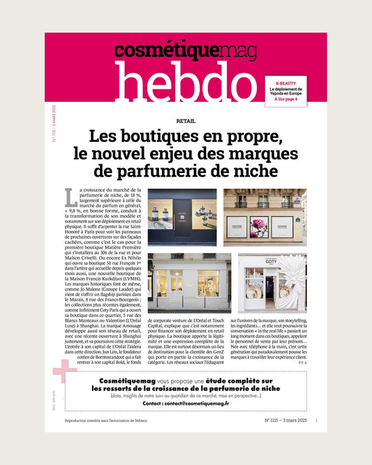 L'hebdo de Cosmétiquemag 1115 - 24/02/2025