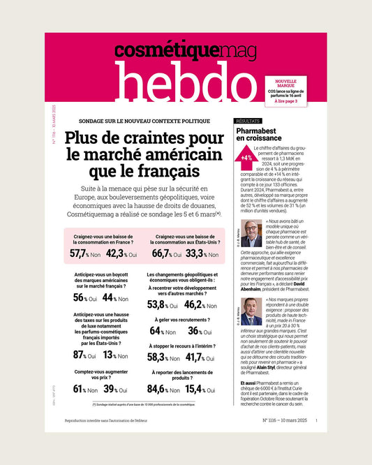 L'hebdo de Cosmétiquemag 1116 - 10/03/2025