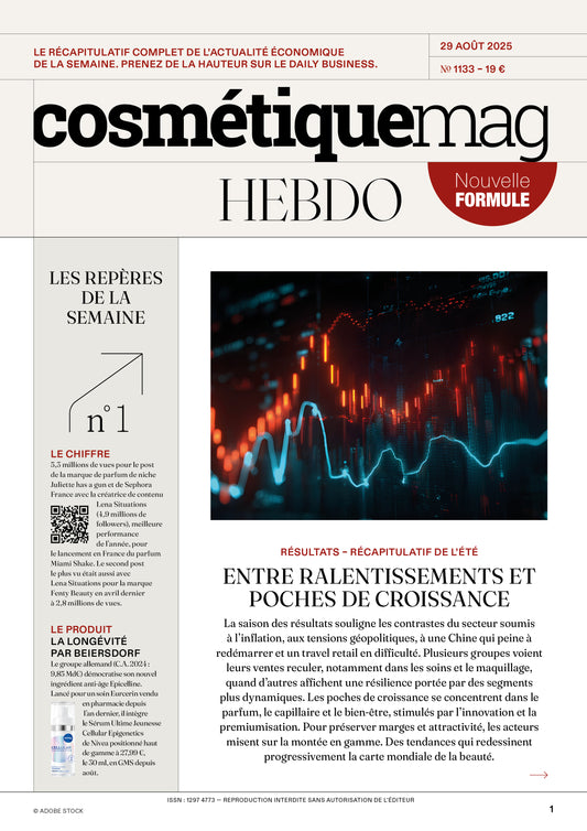 Cosmétiquemag Hebdo 1133 - 29/08/2025