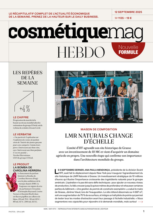 Cosmétiquemag Hebdo 1135 - 12/09/2025