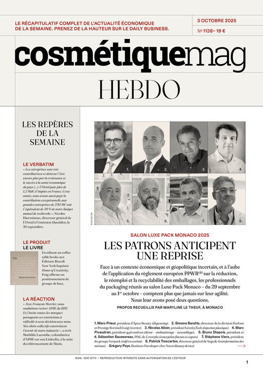 Cosmétiquemag Hebdo 1138 - 03/10/2025