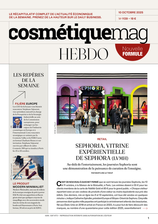 Cosmétiquemag Hebdo 1139 - 10/10/2025