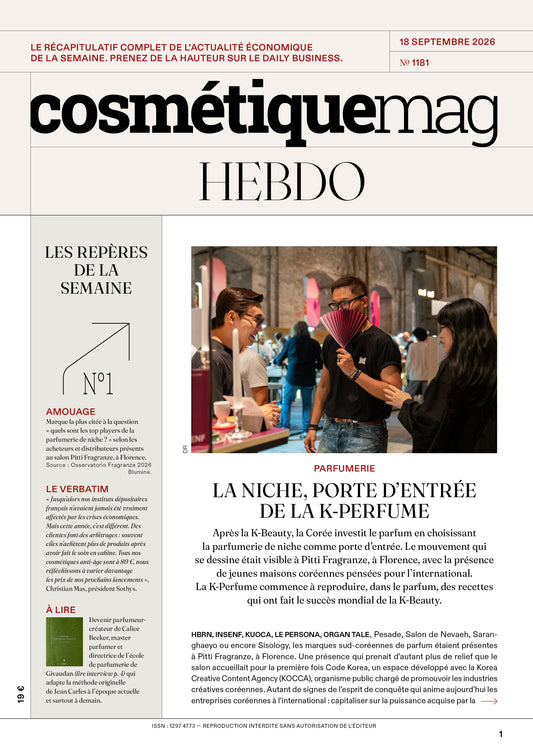 Cosmétiquemag Hebdo 1181 - 18/09/2026