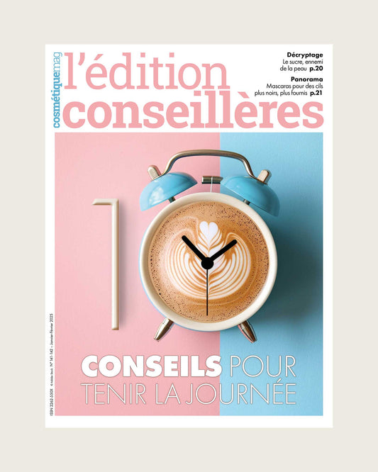 L'édition conseillères de Cosmétiquemag 141/142 – Janvier/Février 2025