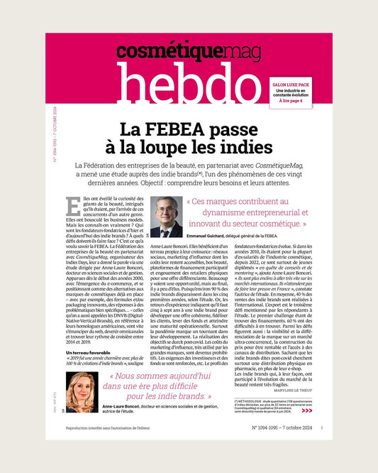 L'hebdo de Cosmétiquemag 1094/1095 - 07/10/2024