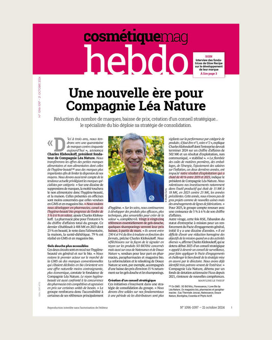 L'hebdo de Cosmétiquemag 1096/1097 - 14/10/2024