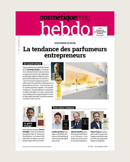 L'hebdo de Cosmétiquemag 1102 - 18/11/2024