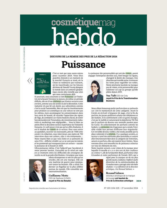 L'hebdo de Cosmétiquemag 1103-1104-1105 - 27/11/2024